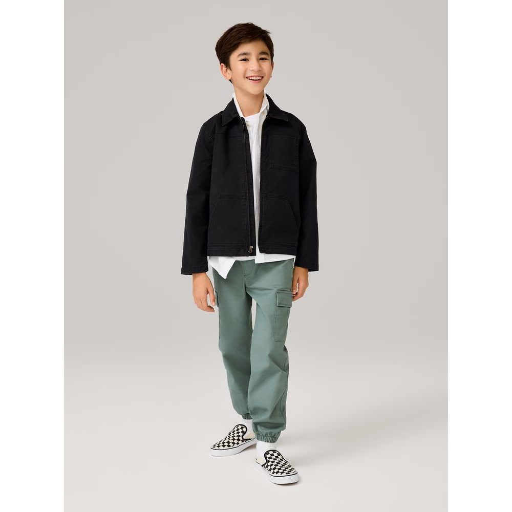 885828-00 Dětská bunda utility Černá