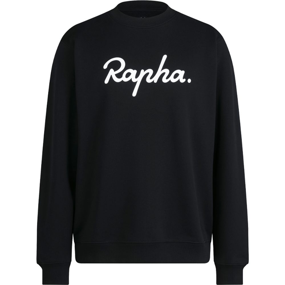 Rapha Men's Heavyweight Logo Sweatshirt, černá/bílá