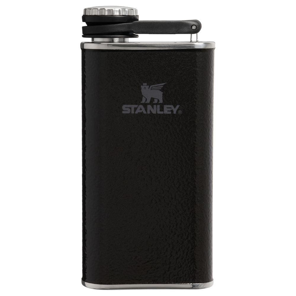 Easy-Fill Wide Mouth Flask 230 ml Hammertone Black