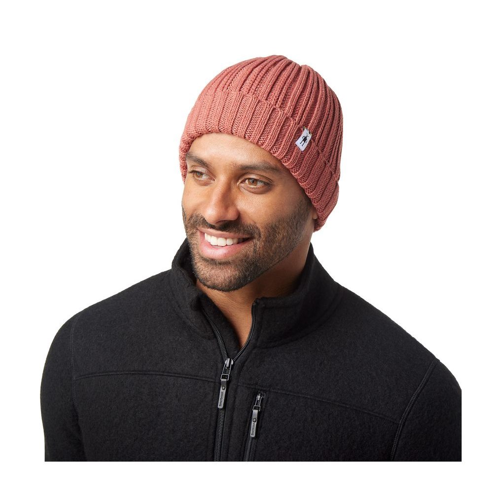Outdoorweb - RIB HAT, dusty cedar heather - čepice - SMARTWOOL - 636 Kč