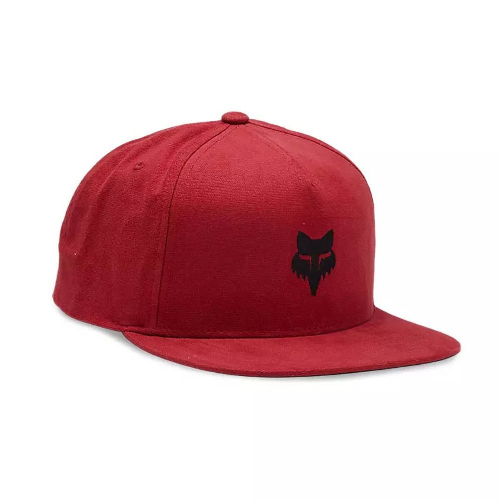 Fox Head Snapback Hat, Flame Red