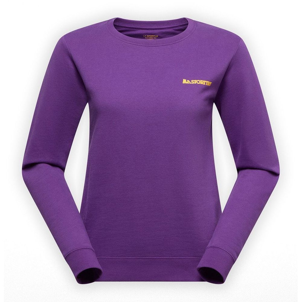 Climbing on the Moon Sweatshirt W Viola/Giallo