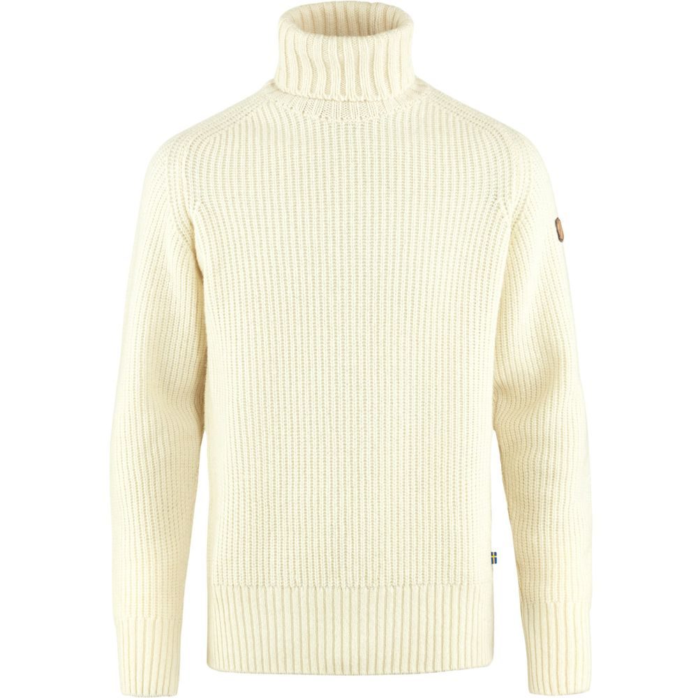 Övik Roller Neck Sweater M Chalk White