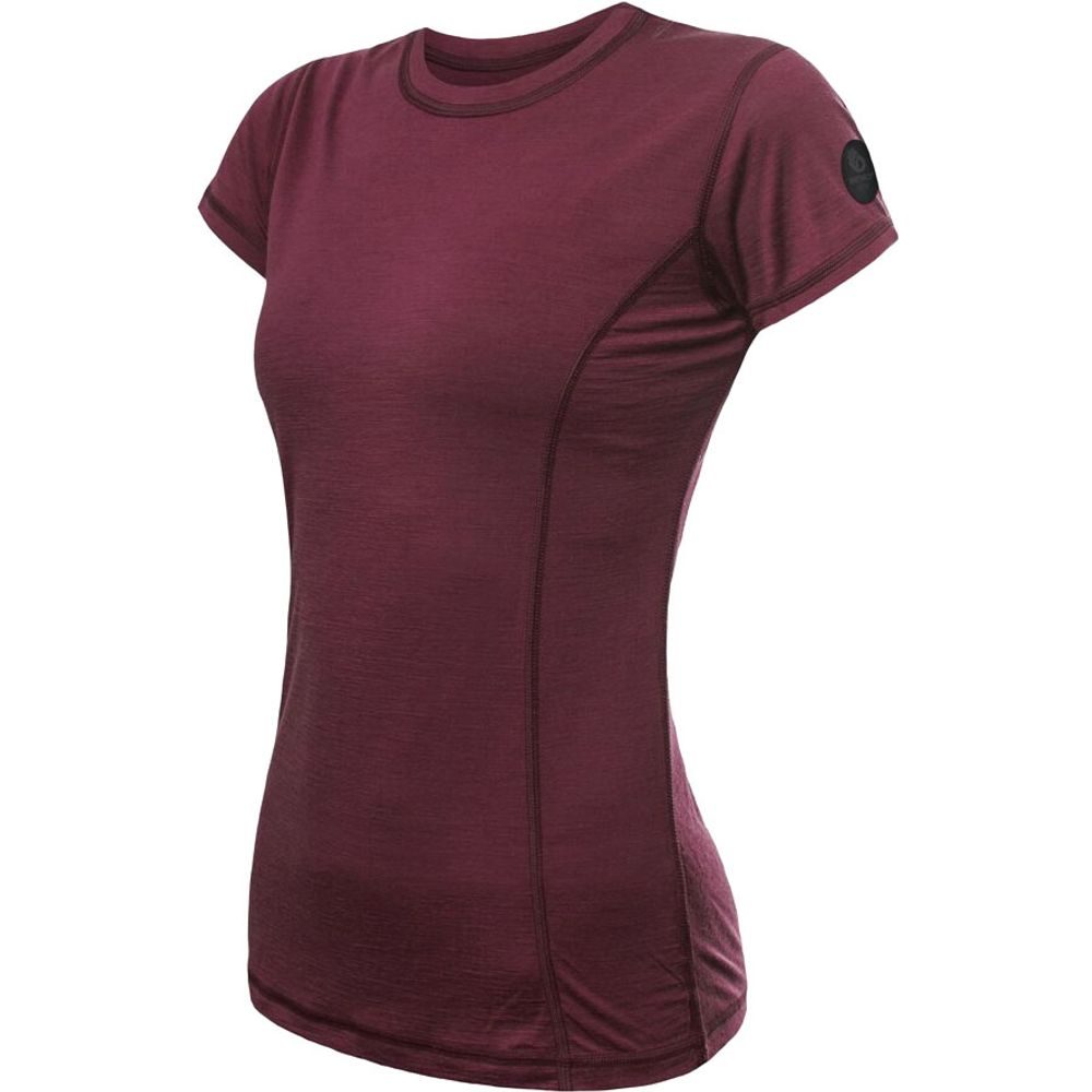 MERINO AIR dámské triko kr.rukáv port red