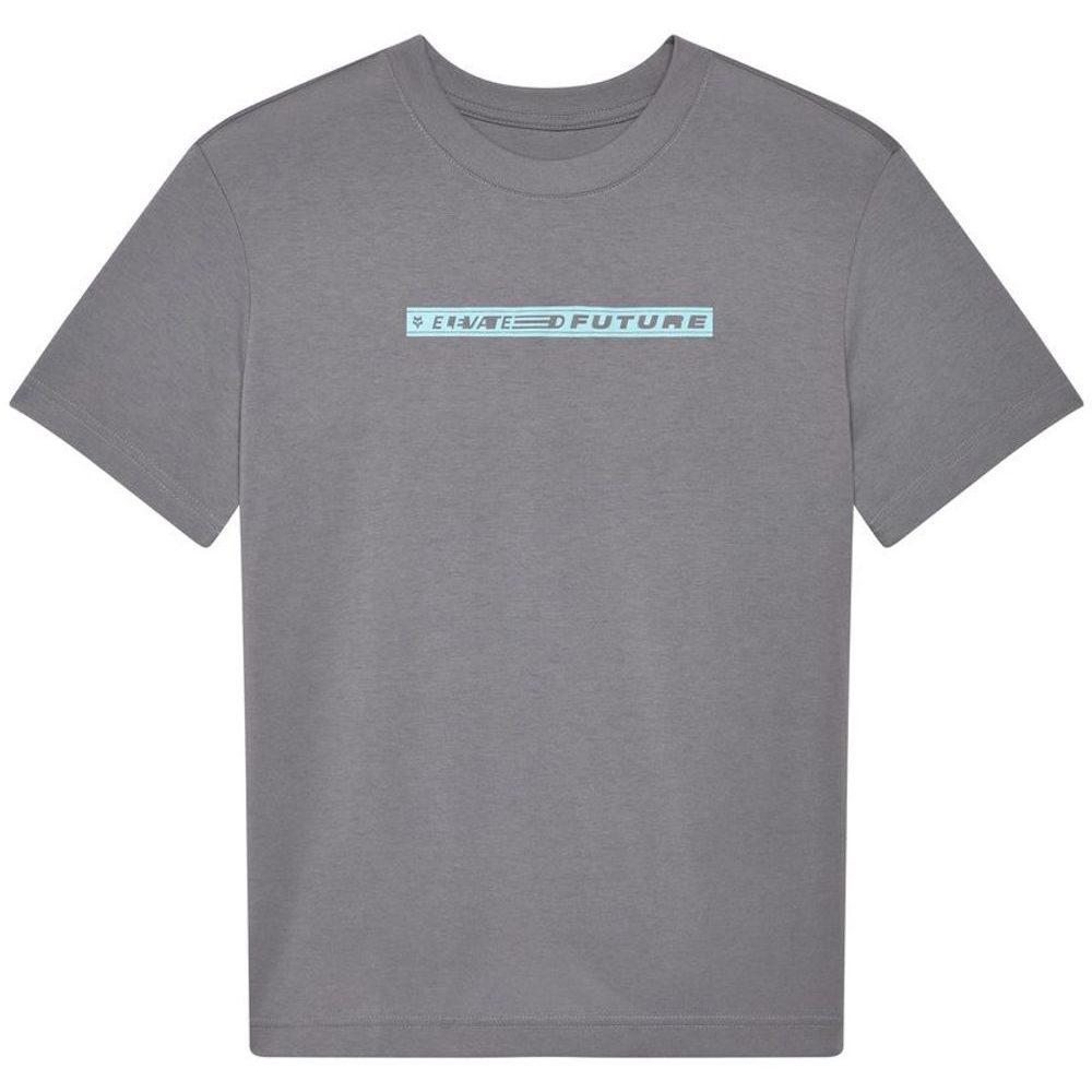 W Elevated Ss Tee Steel Grey