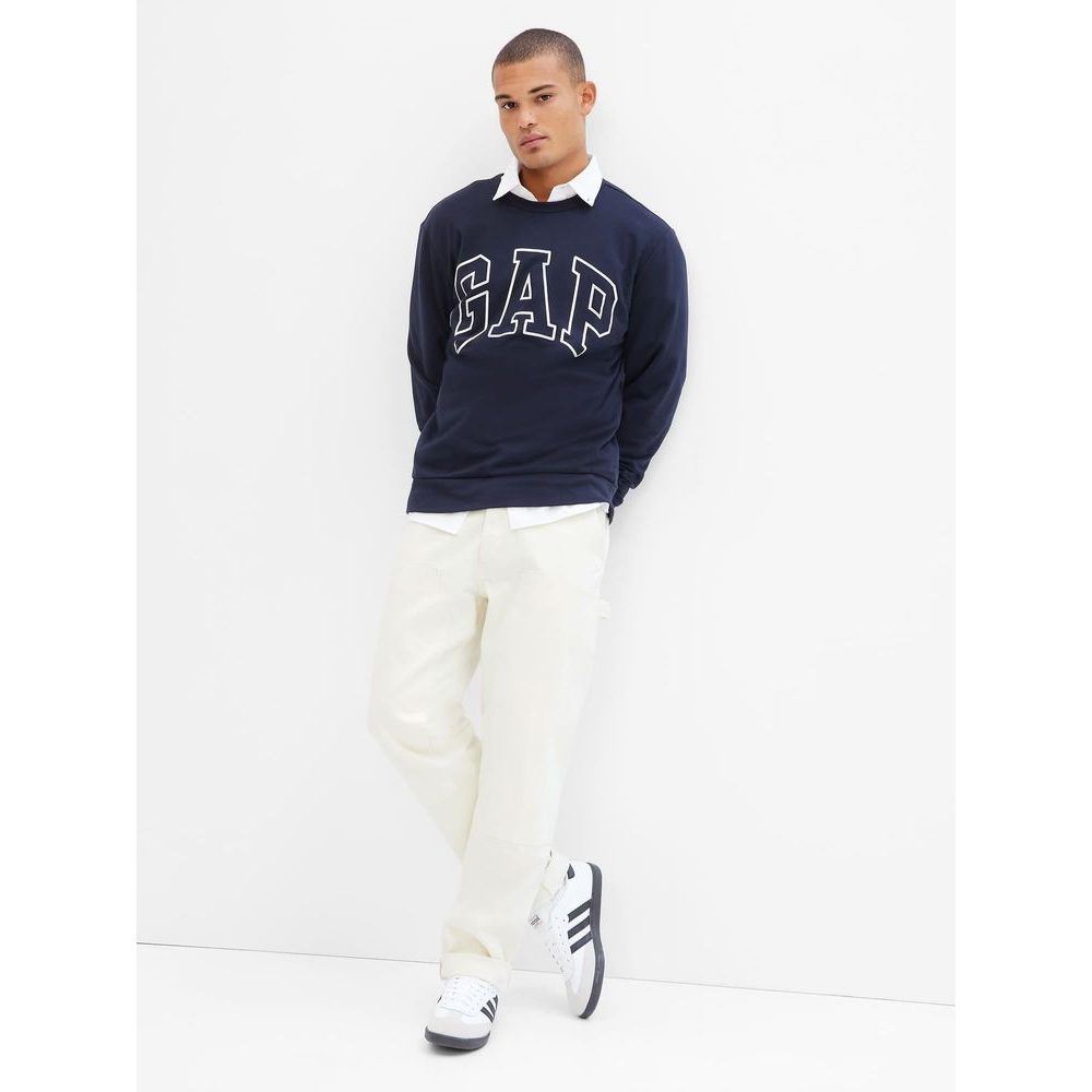 427434-01 Mikina logo GAP fleece Tmavě modrá