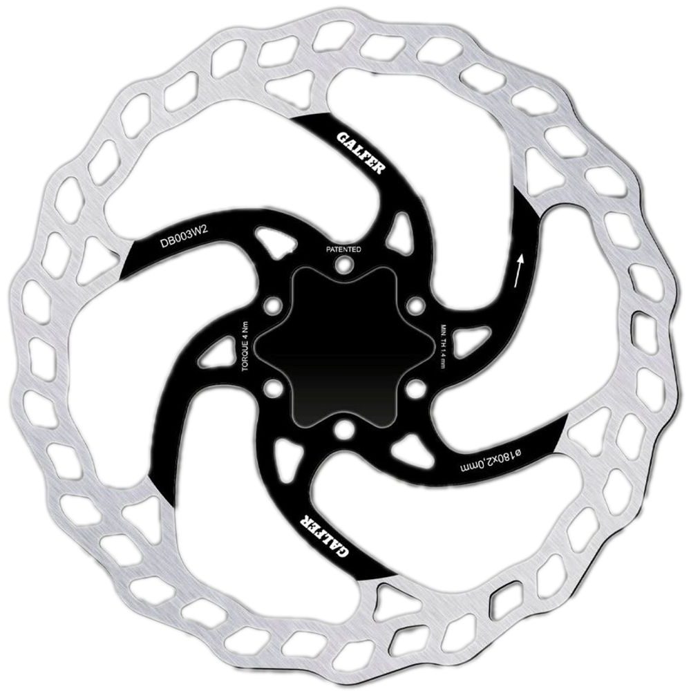 Galfer Fixed Wave uchycení šrouby (Průměr kotouče: 160mm)