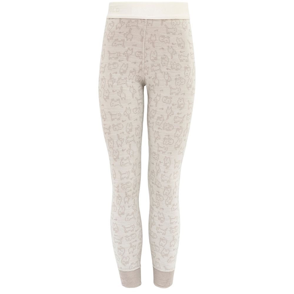 Duo Active Merino Longs Kid, Raw White