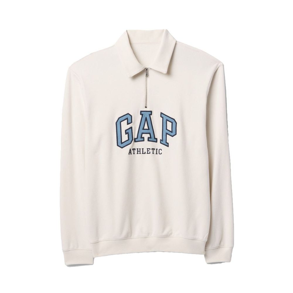 Polo mikina s logem Béžová