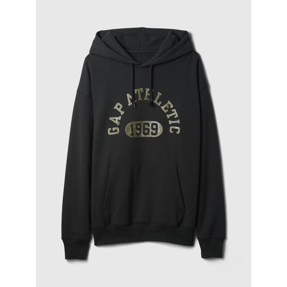 Oversize mikina Gap Athletic 1969 Černá