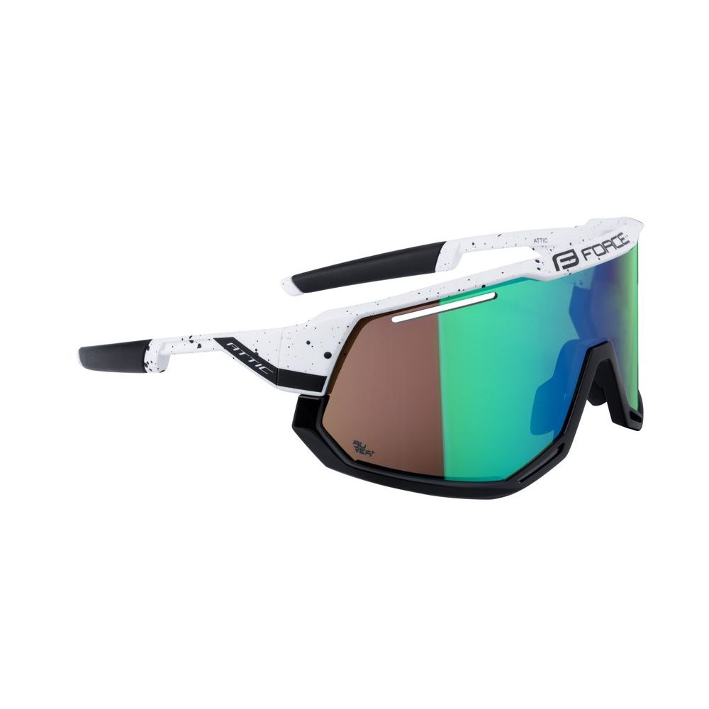 ATTIC bílo-černé, zelené kontrast.sklo