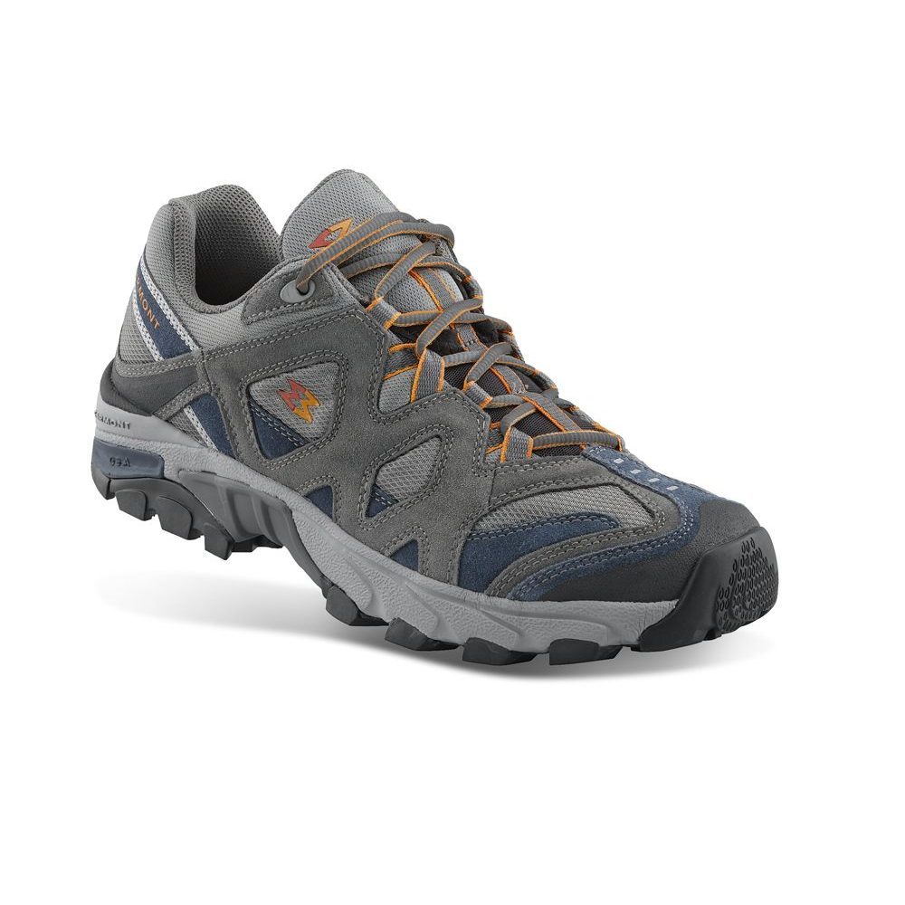 Momentum, dk.grey/blue - turistické boty