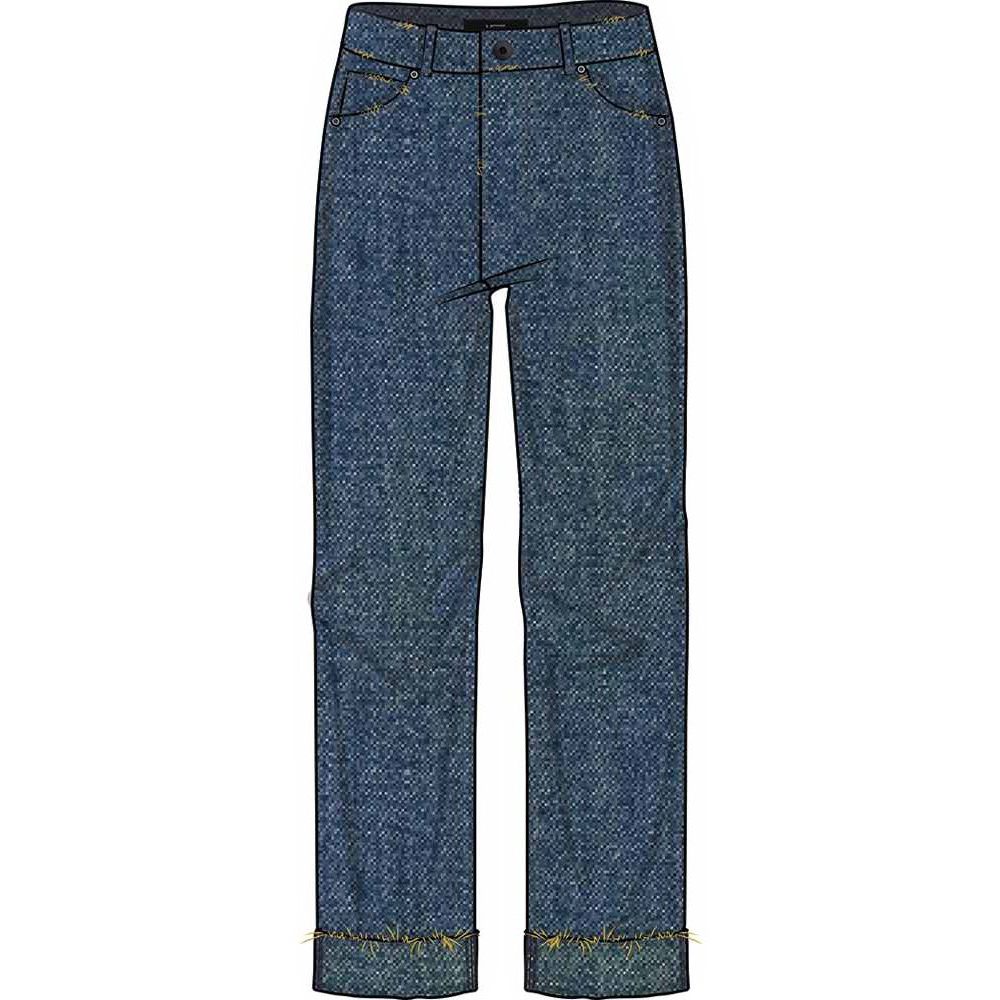 Annabelle Colored Denim Straight Leg Pan Heritage Mustard