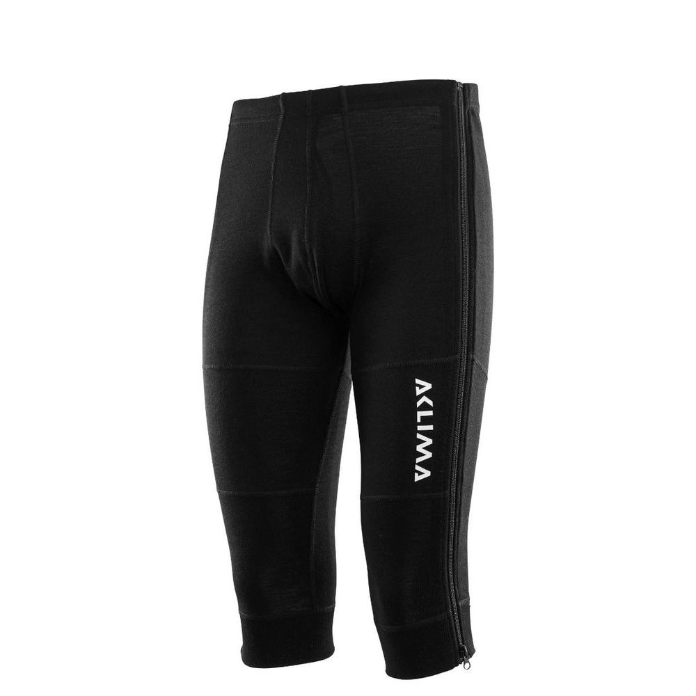 WarmWool 3/4 summit longs Man Jet, Black
