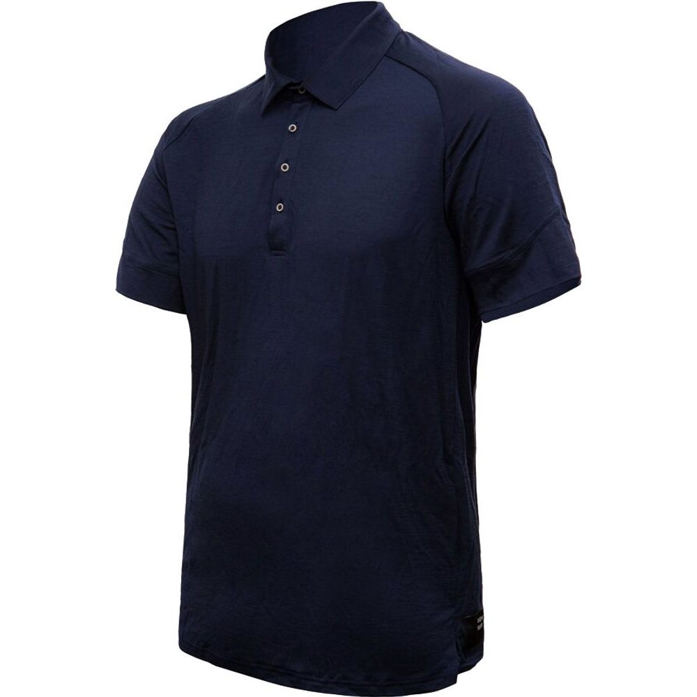 MERINO ACTIVE polo pánské triko kr.rukáv deep blue