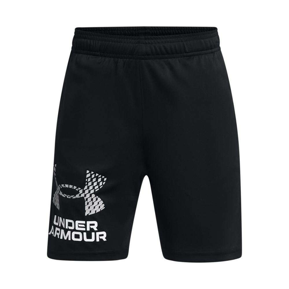 Tech Logo Shorts, Black / Mod Gray