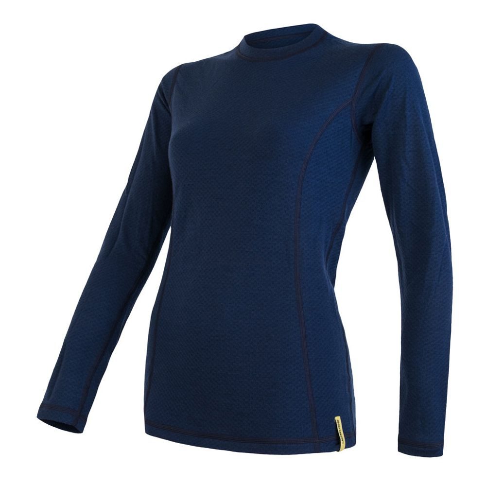 MERINO DF dámské triko dl. rukáv deep blue