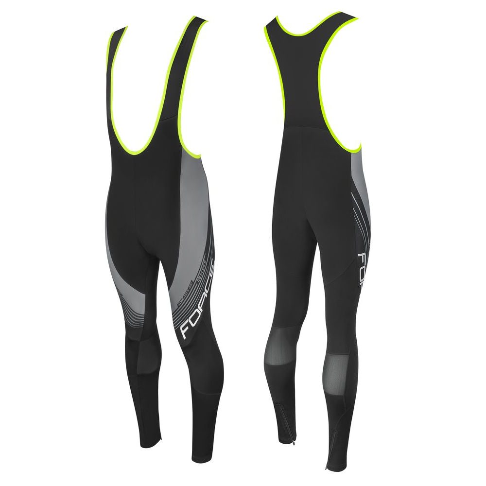 F58 se šráky bez vložky črn-šedé