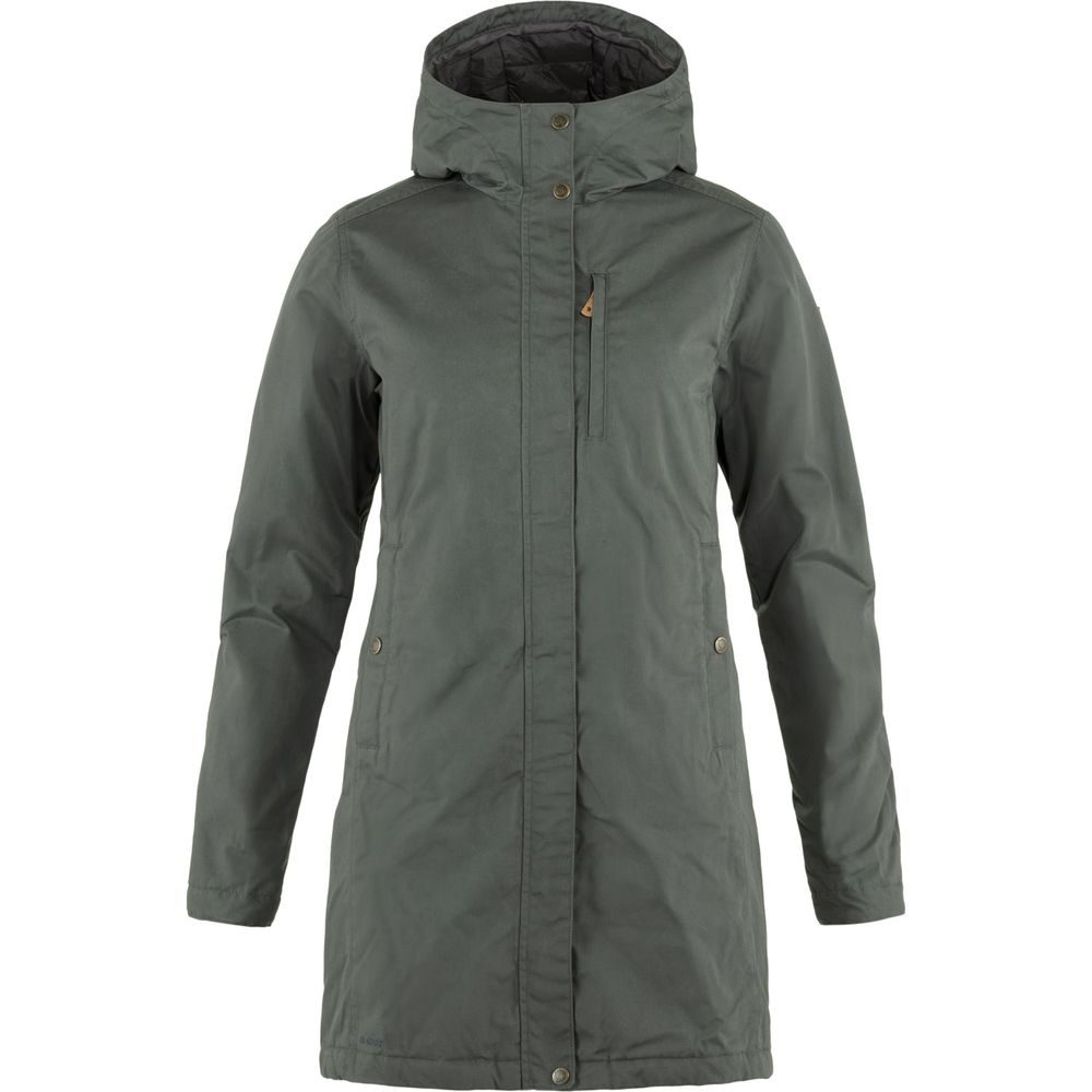 Kiruna Padded Parka W Basalt