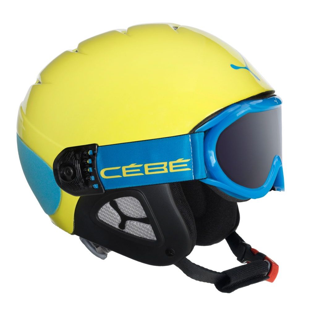 1007 TWINNY YELLOW BLUE - Dětská lyžařská přilba