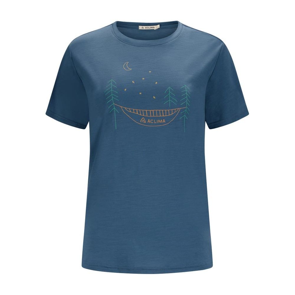 LightWool 140 Tee Forest W's Blue Fusion