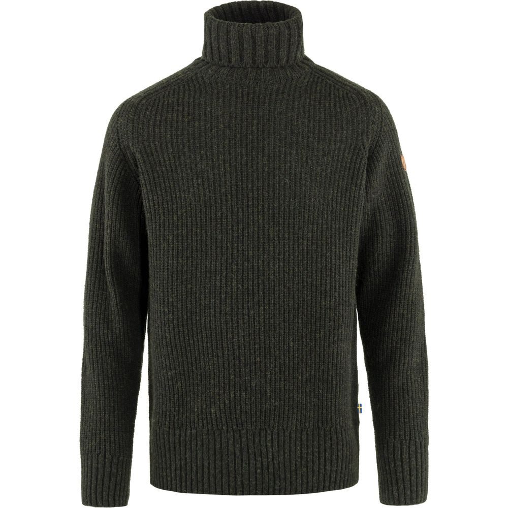 Övik Roller Neck Sweater M Dark Olive