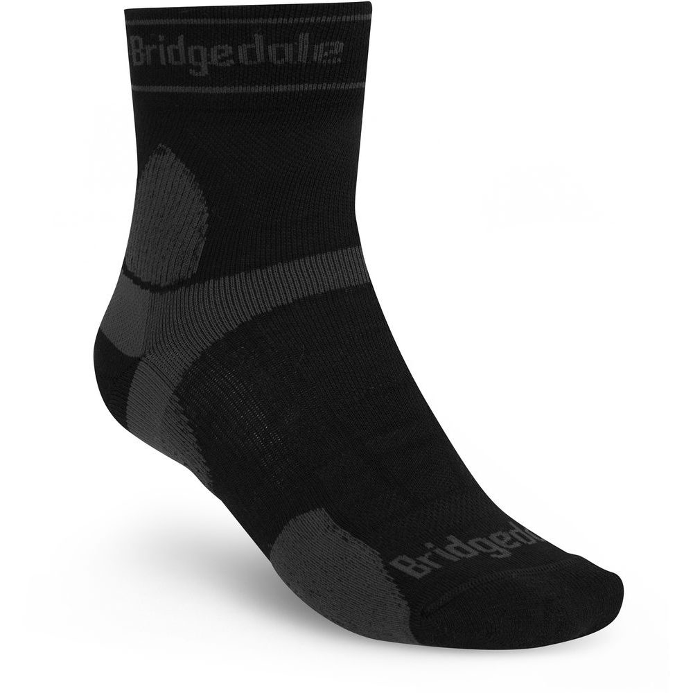 Trail Run UL T2 MS 3/4 Crew black/grey