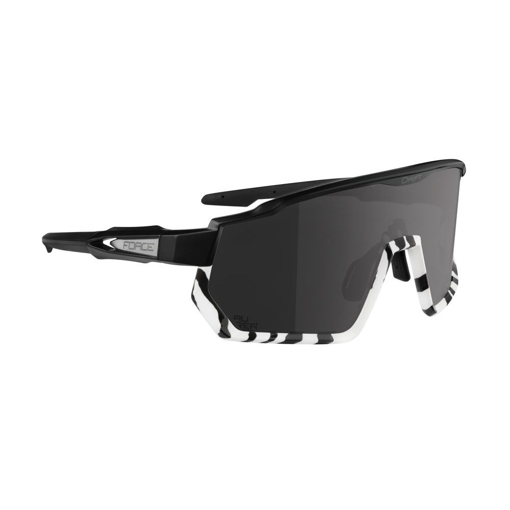 DRIFT černo-zebra,černé kontrast.sklo