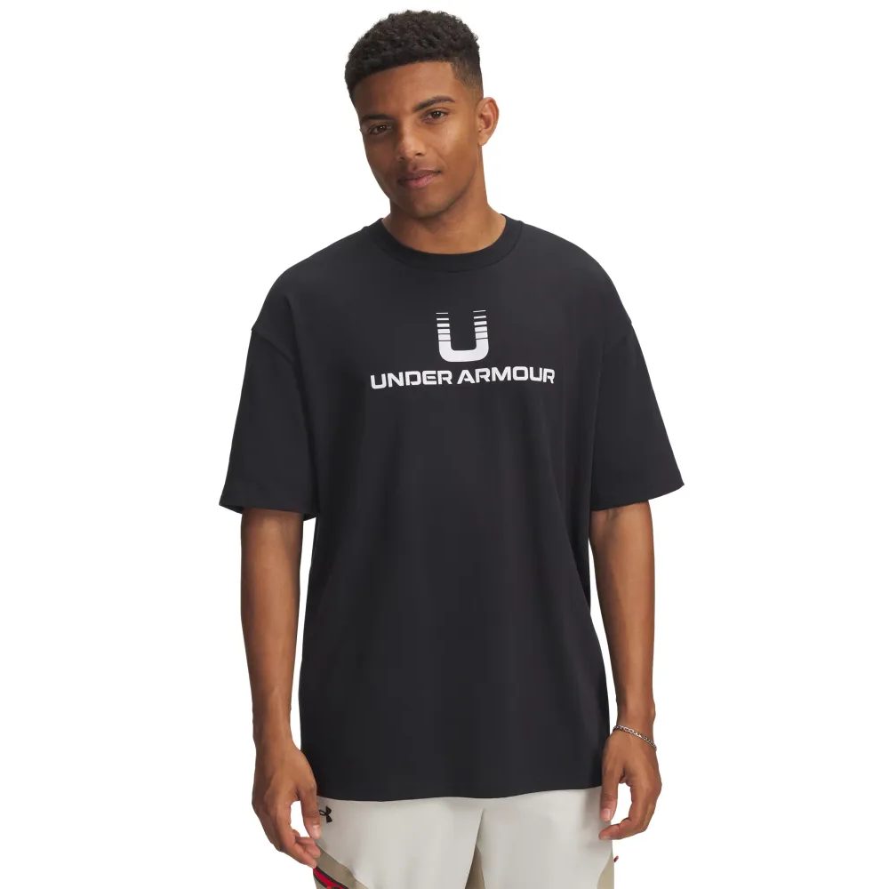 UA HWT U LOGO SS-BLK