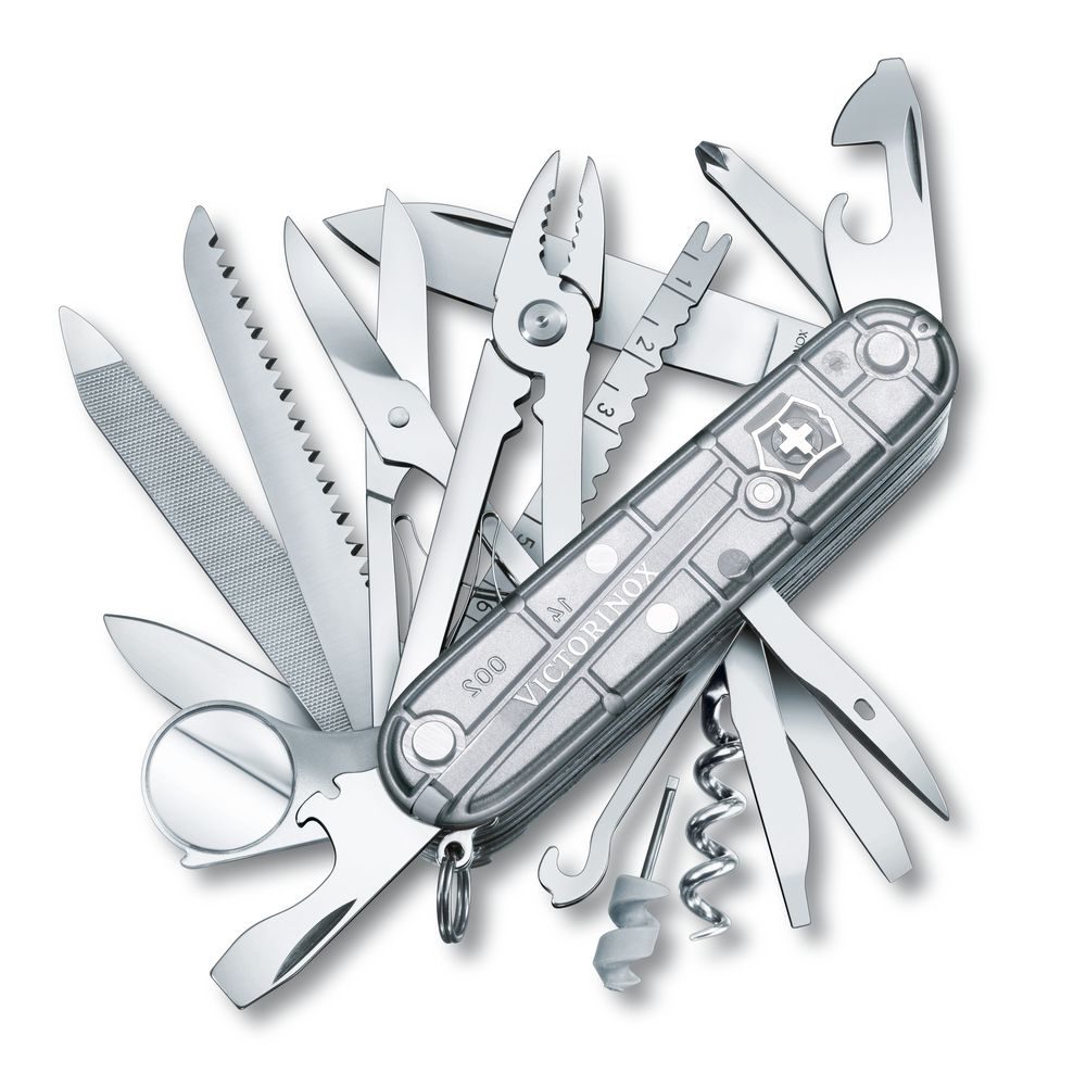 1.6794.T7 Swiss Army Knife, SwissChamp, Silvert
