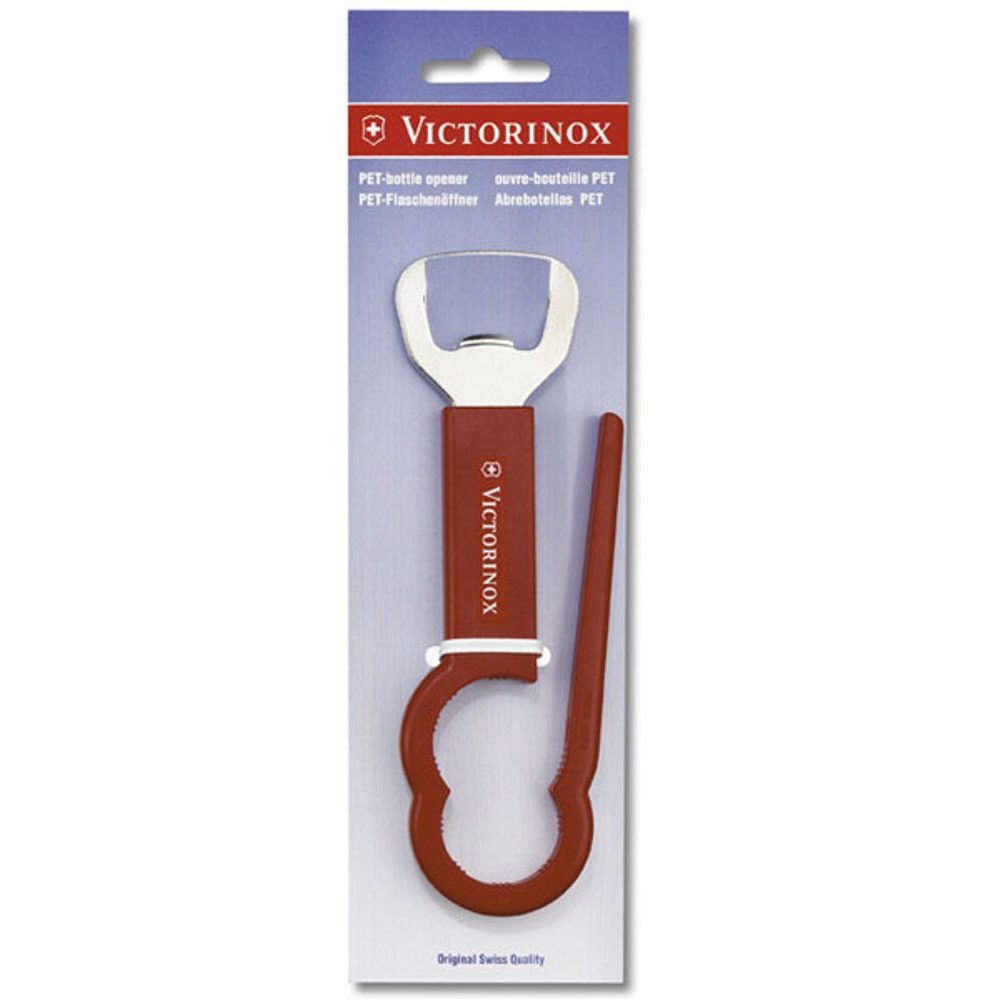 PET bottle-opener, red