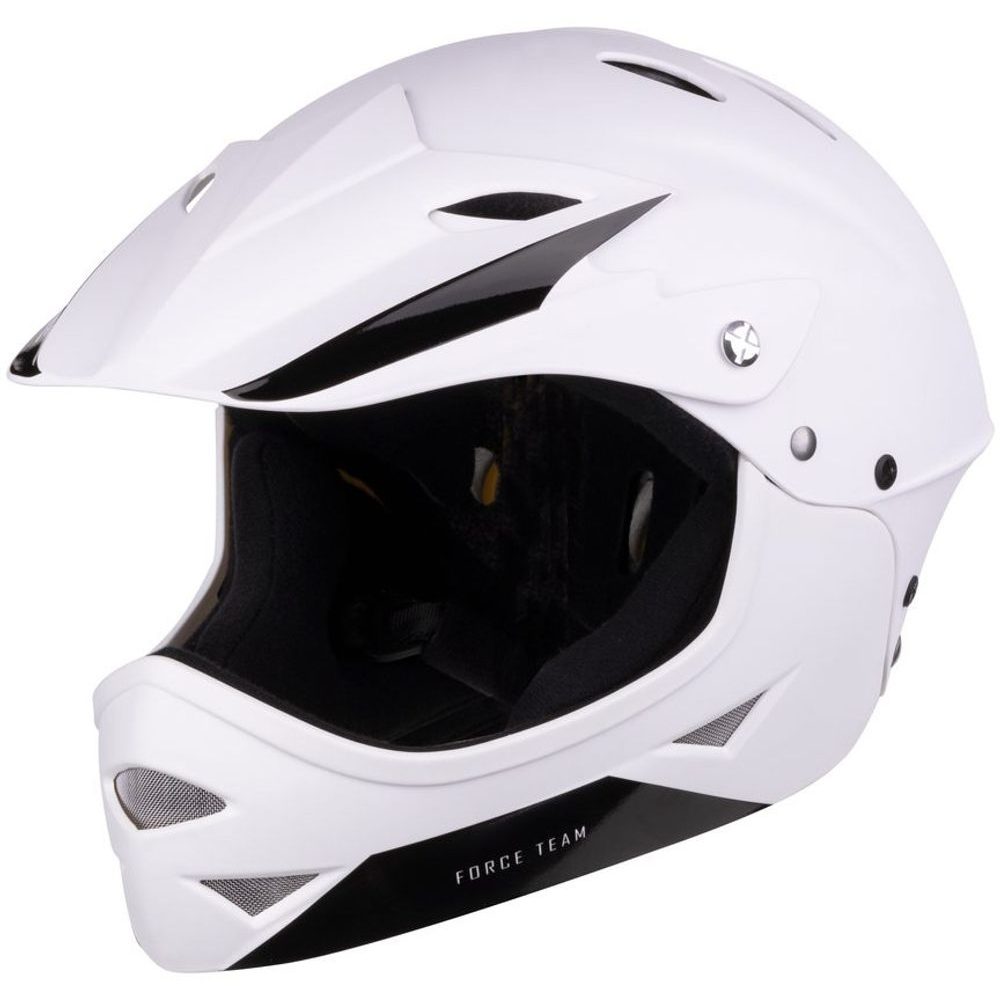 DOWNHILL junior, bílá matná