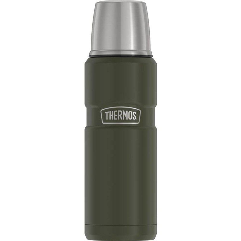 Termoska na nápoje 470 ml - vojenská zelená