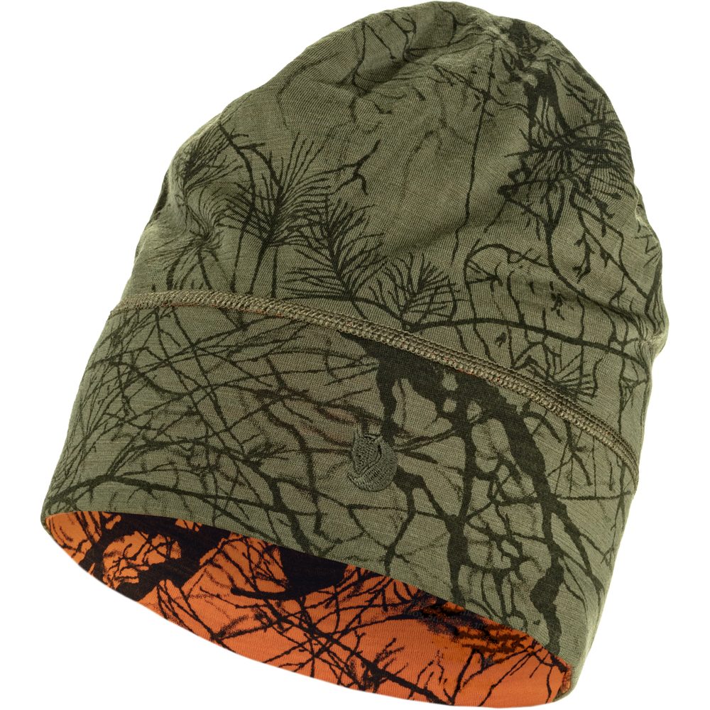 Lappland Beanie, Green Camo-Orange Multi Camo
