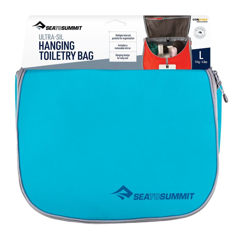 Ultra-Sil Hanging Toiletry Bag Large, Blue Atoll