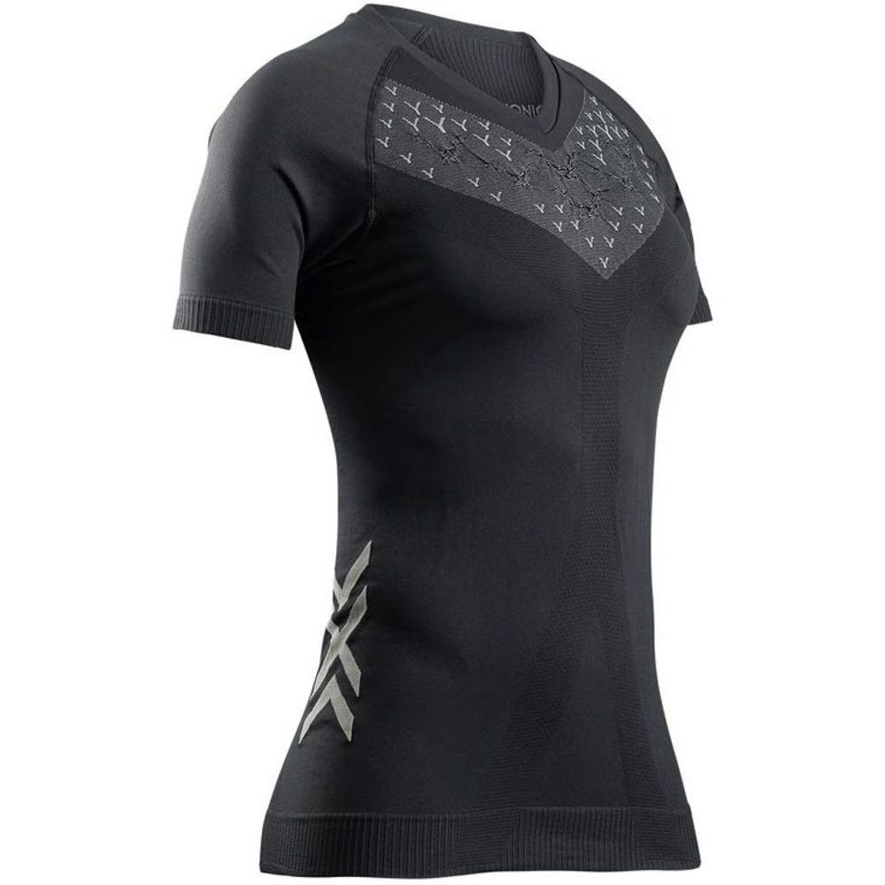 X-BIONIC TWYCE RUN SHIRT SS WMN x black/rhino grey