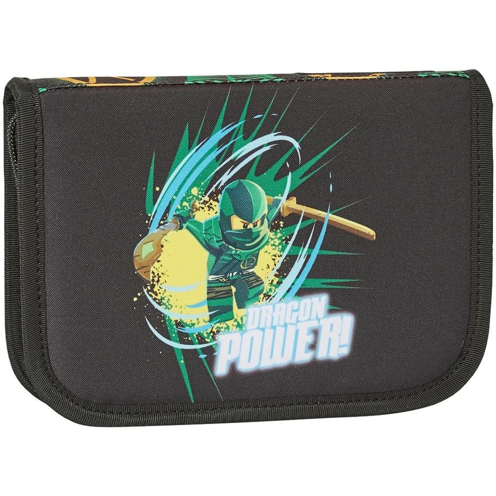Ninjago Dragon Power - penál s náplní černá/zelená