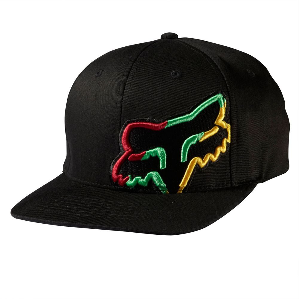 58345 151 STIR IT UP FLEXFIT HAT BLACK/GREEN - kšiltovka
