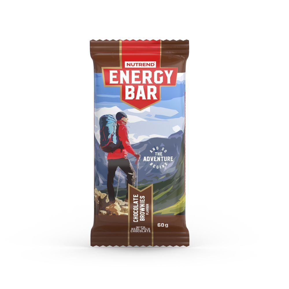 Energy Bar, tyčinka, 60 g čokoládové brownies