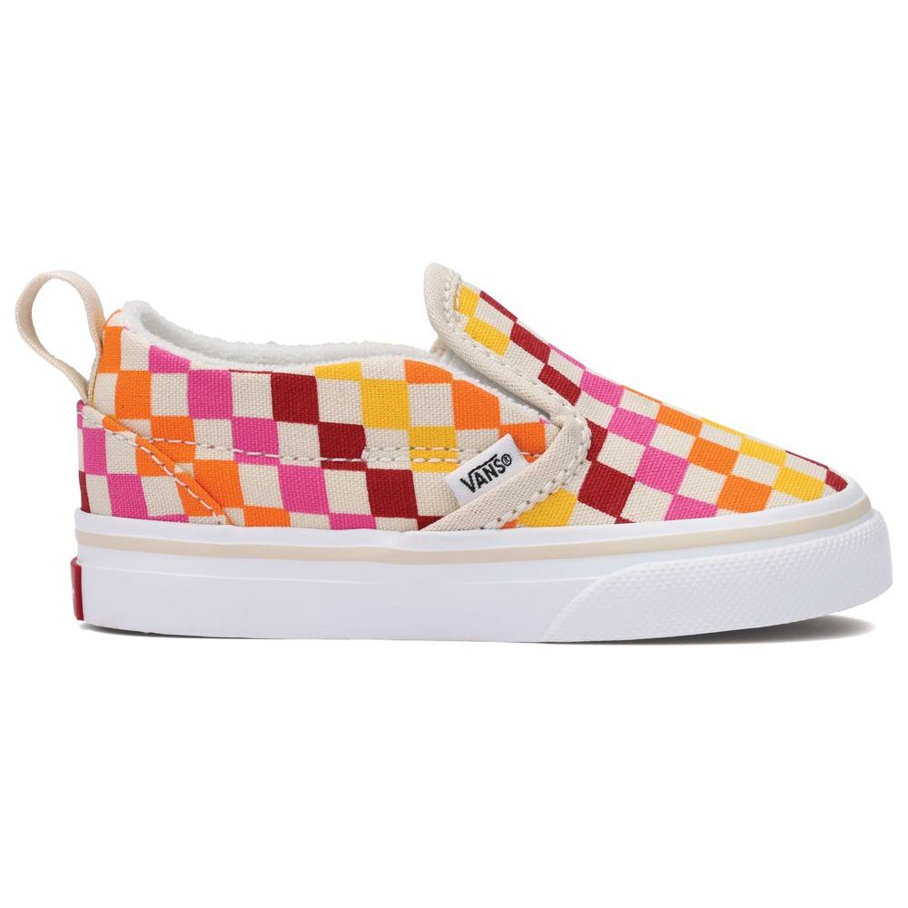 Slip-On V Retro Rainbow CHECKERBOARD