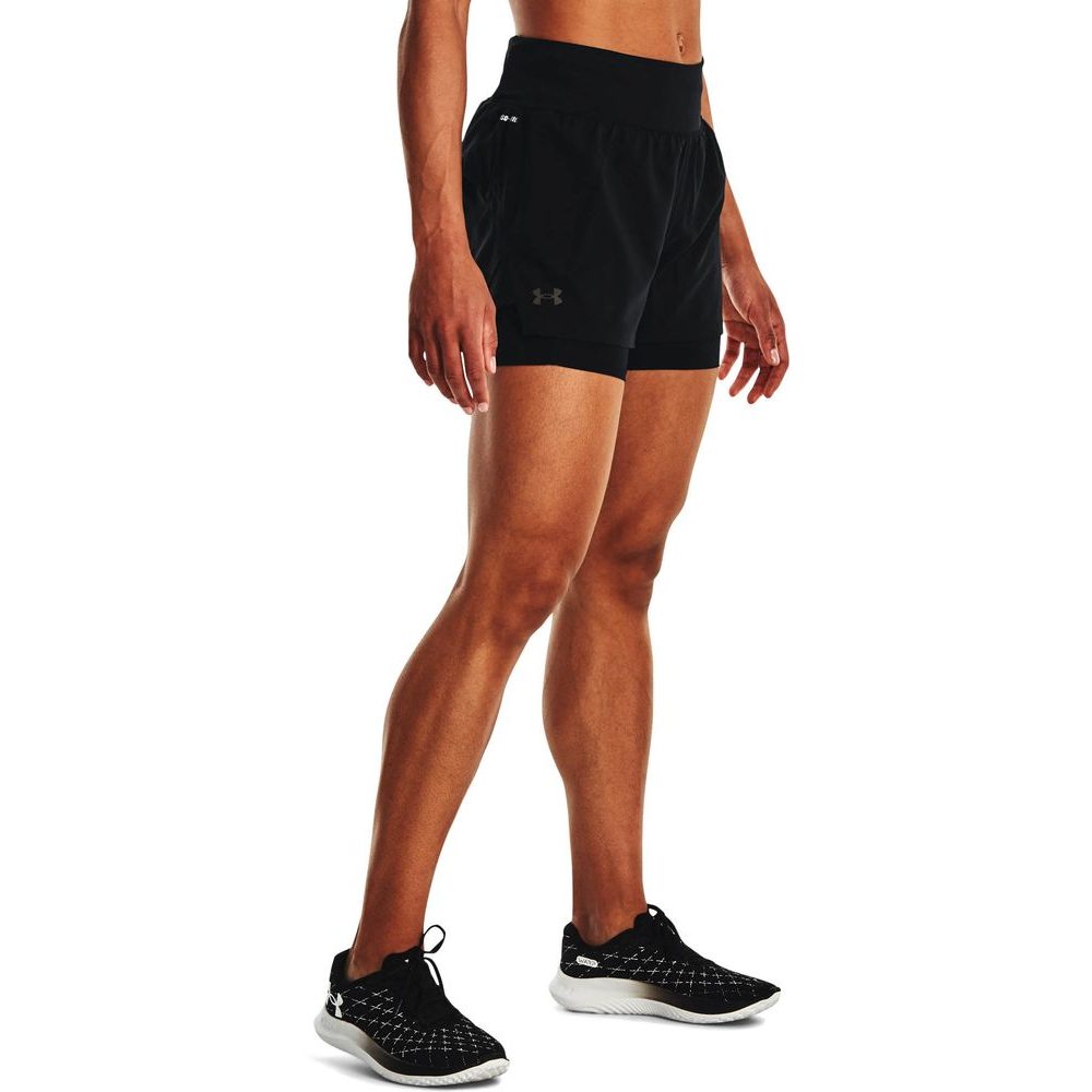 UA RUN STAMINA 2IN1 SHORT BLK