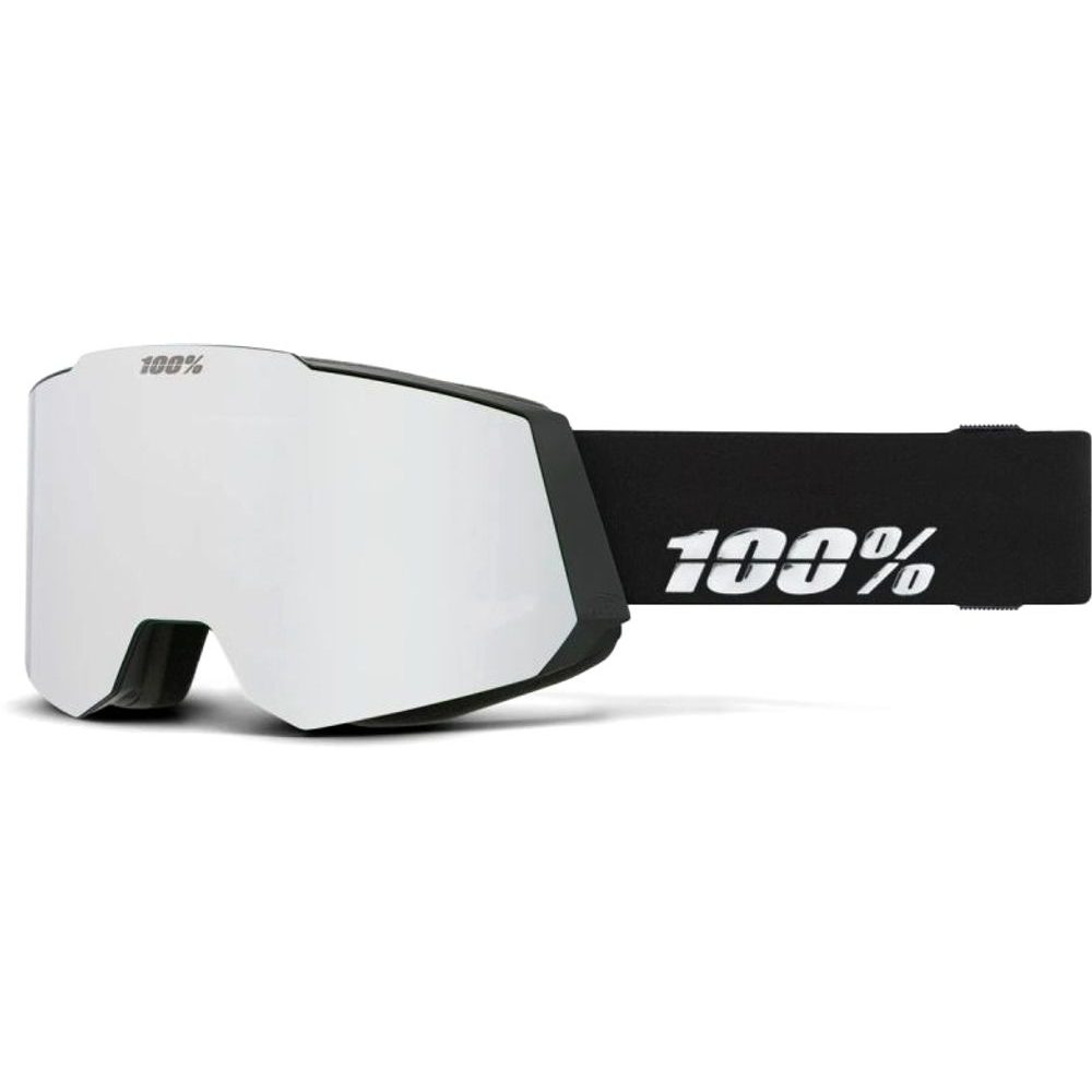 SNOWCRAFT S HiPER Goggle Black/Silver - Mirror Silver Lens