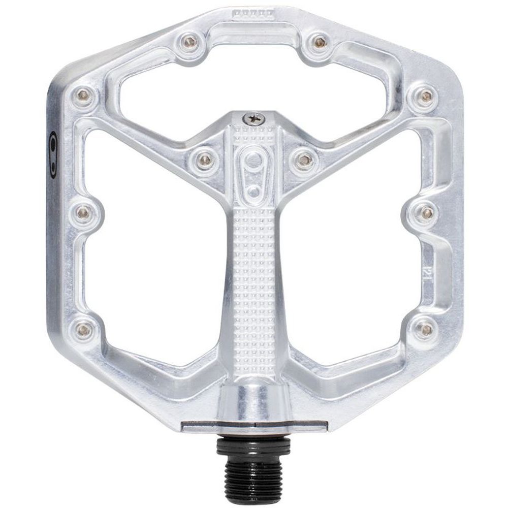 Stamp 7 Large High Polish Silver