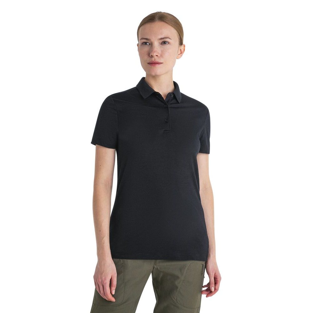 W Mer 150 Tech Lite III SS Polo BLACK