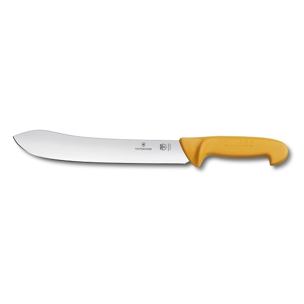 Swibo, butcher knife, 25cm, straight, orange, sb-sheath