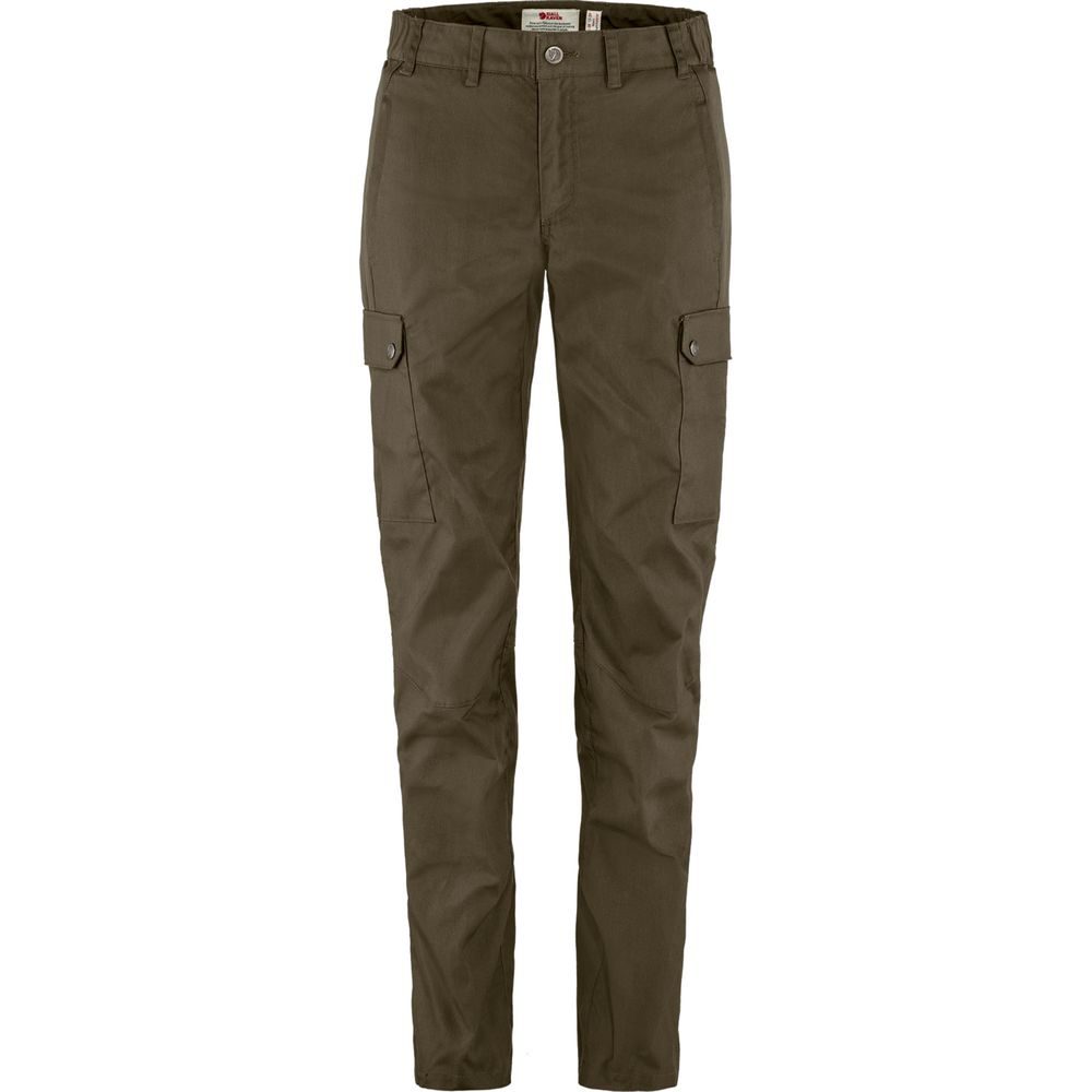 Stina Trousers W Dark Olive