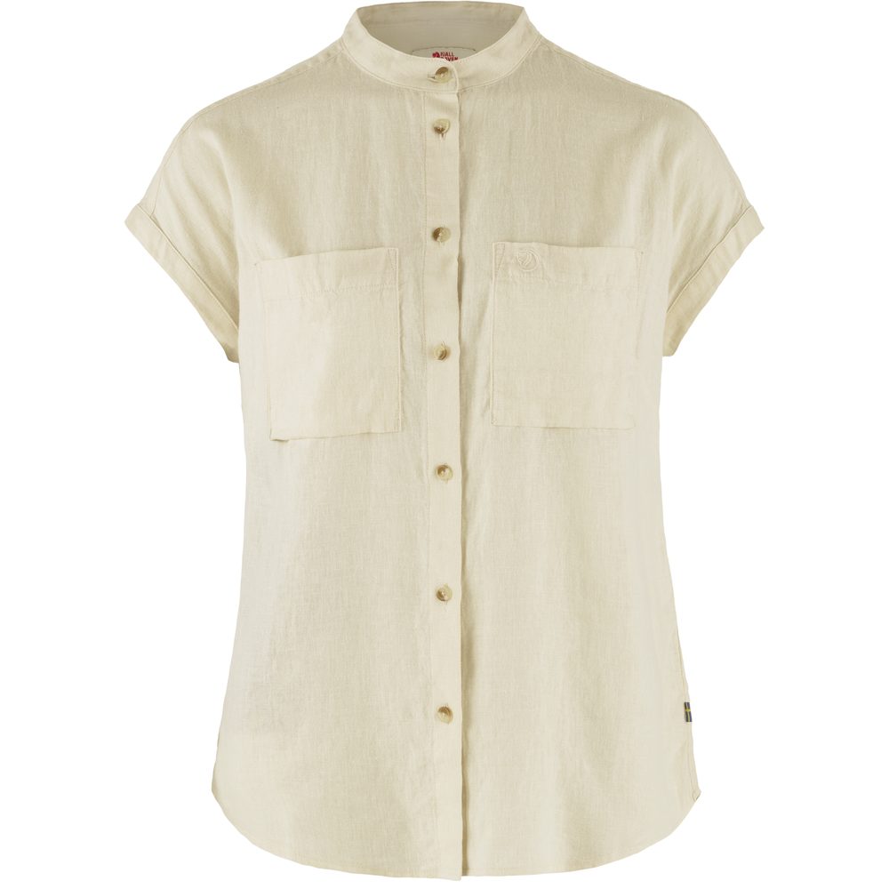 Övik Hemp Shirt SS W Chalk White