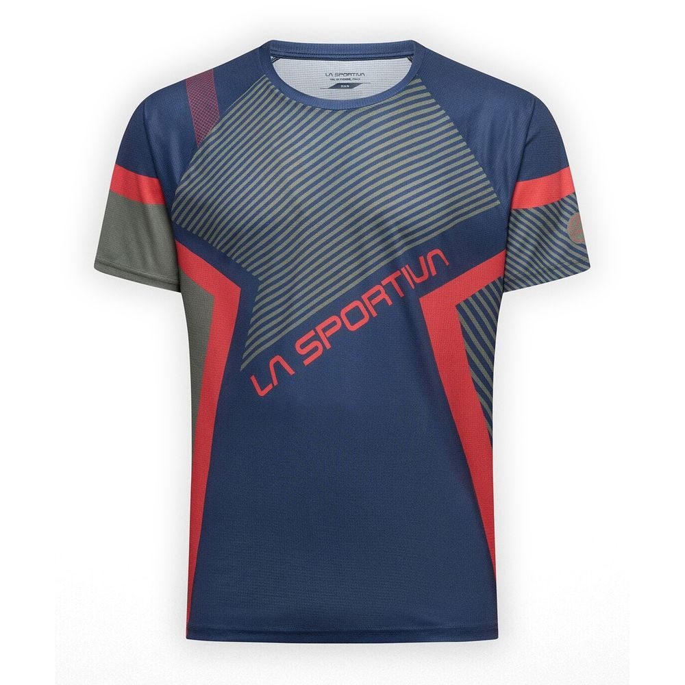 Flow T-Shirt M Mountain Red/Cypress