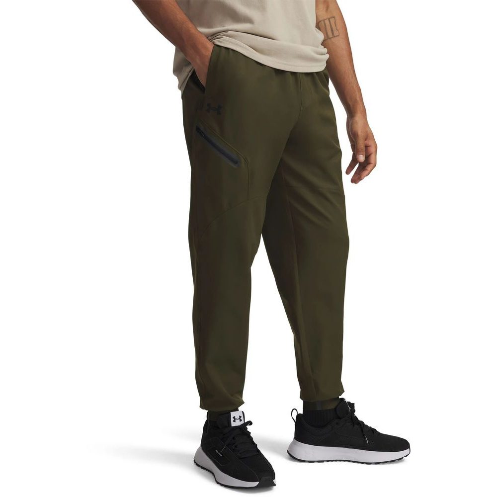 UA Unstoppable Woven Jogger-GRN
