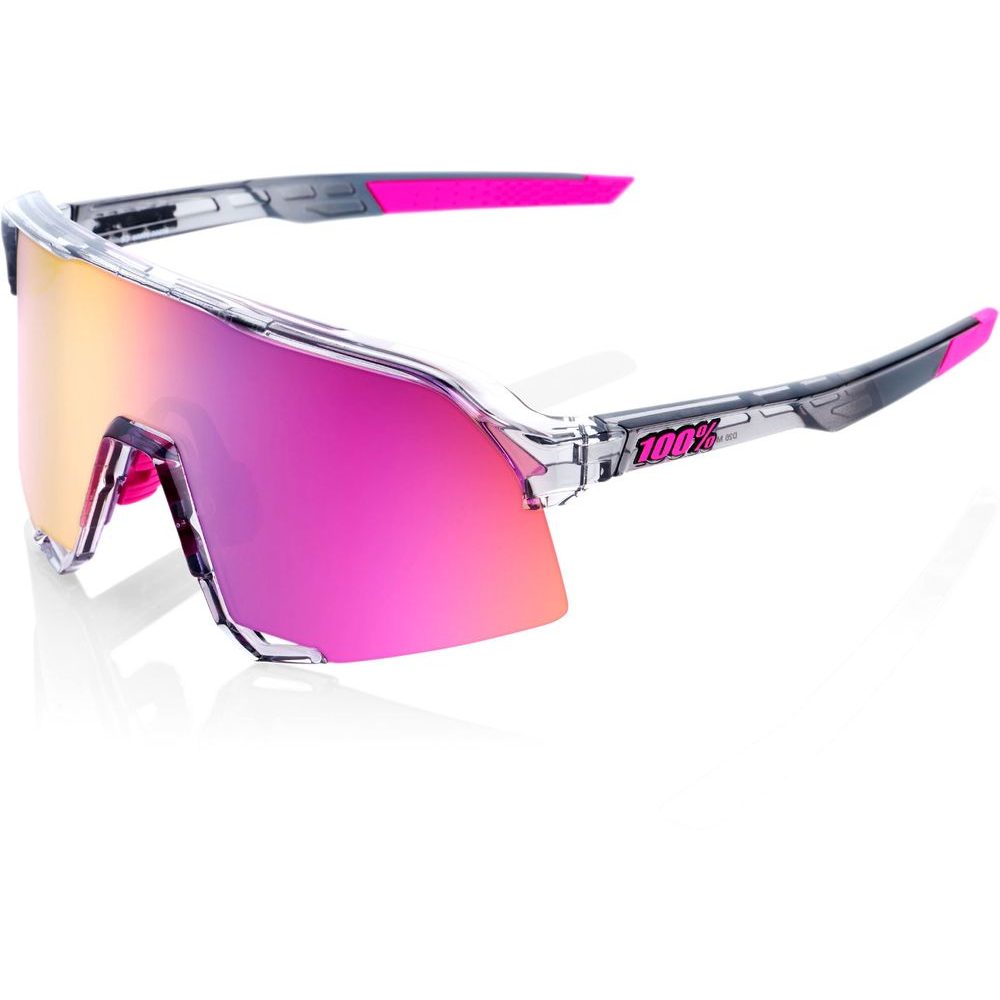 S3 - Polished Translucent Grey - Purple Multilayer Mirror Lens